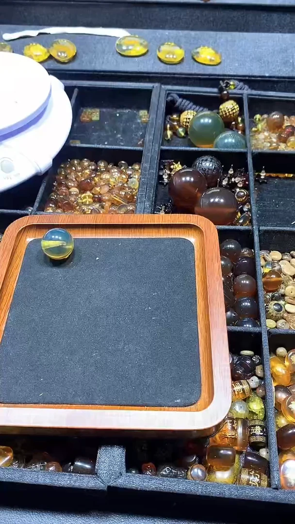 琥珀颈饰未镶嵌天然缅甸琥珀手串