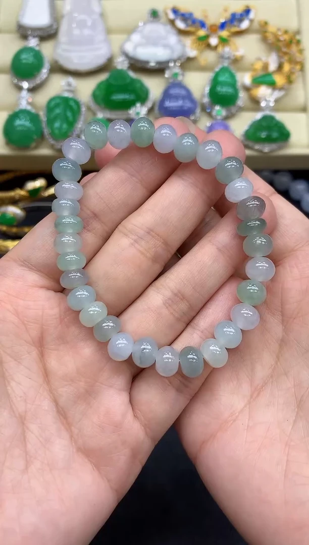 未镶嵌手串翡翠70-中国好珍宝