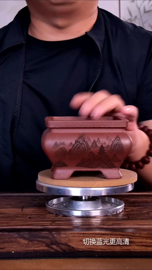 紫砂花盆紫砂花盆内口10-7