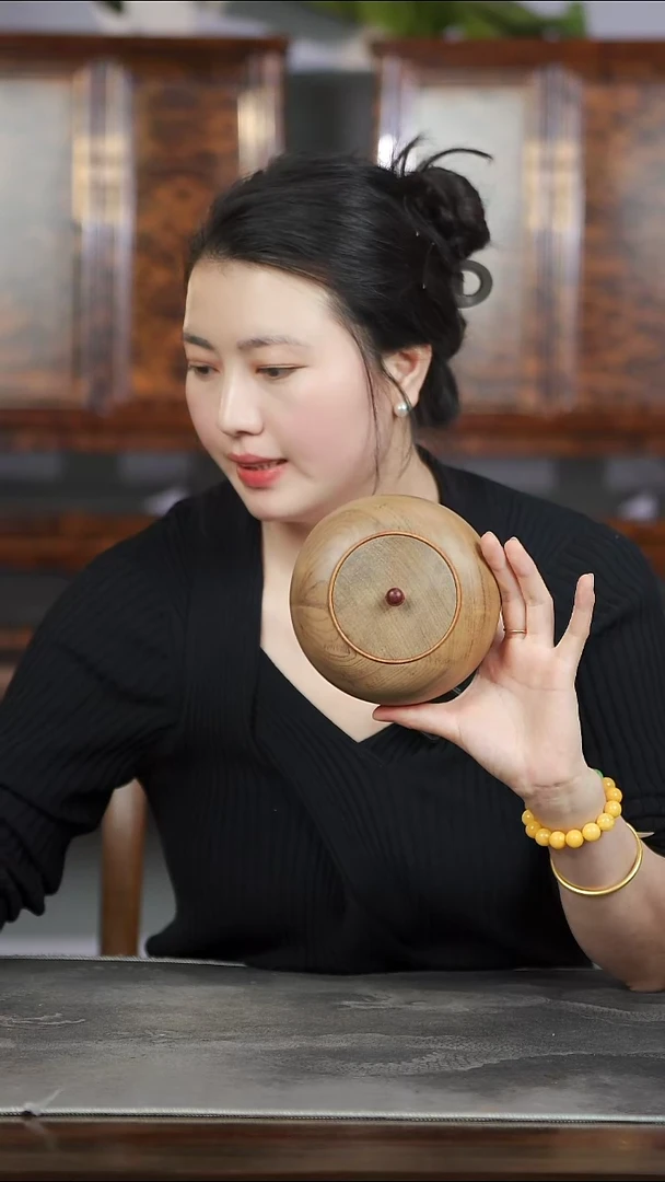 金丝楠216号金丝楠阴沉木茶叶罐