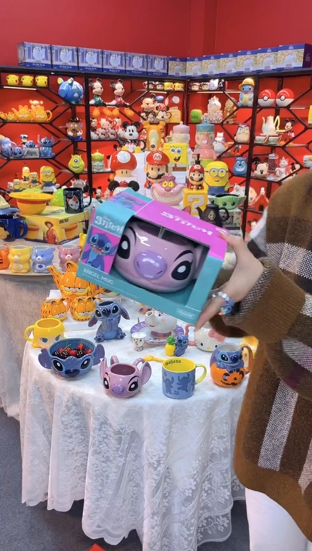 【闪购商品】1安琪3D陶瓷杯（原盒）
