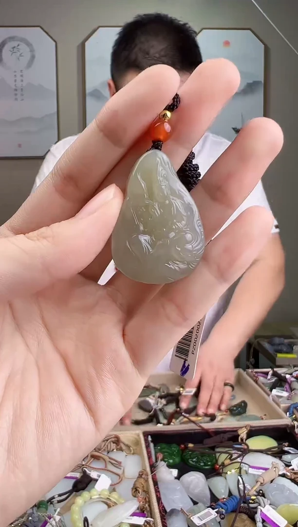 颈饰未镶嵌和田玉多样性发货 拍一单发一个