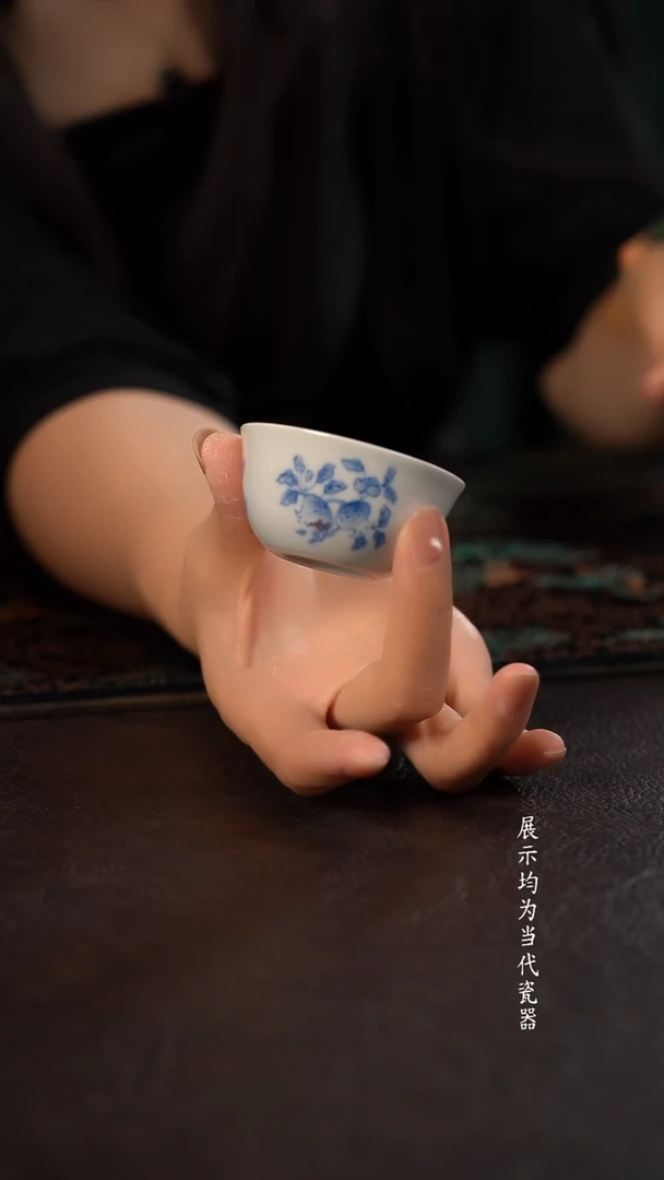 聚澜堂三多小鸡缸杯
