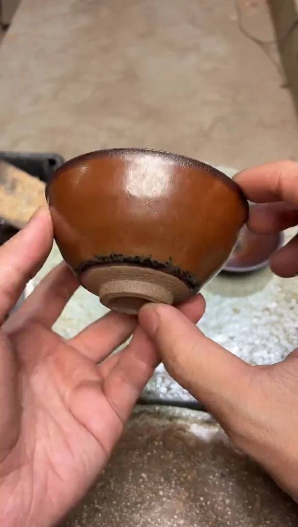 茶盏真柴烧建盏换点柴火