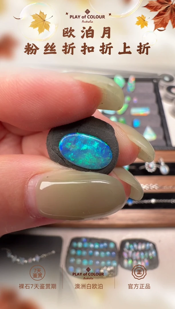 未镶嵌欧泊裸石雪梨澳洲天然欧泊特价 6.4*10.6