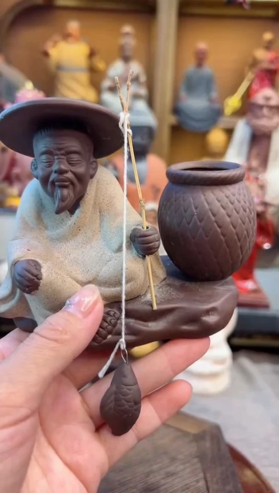 紫砂茶宠器闵茶宠摆件