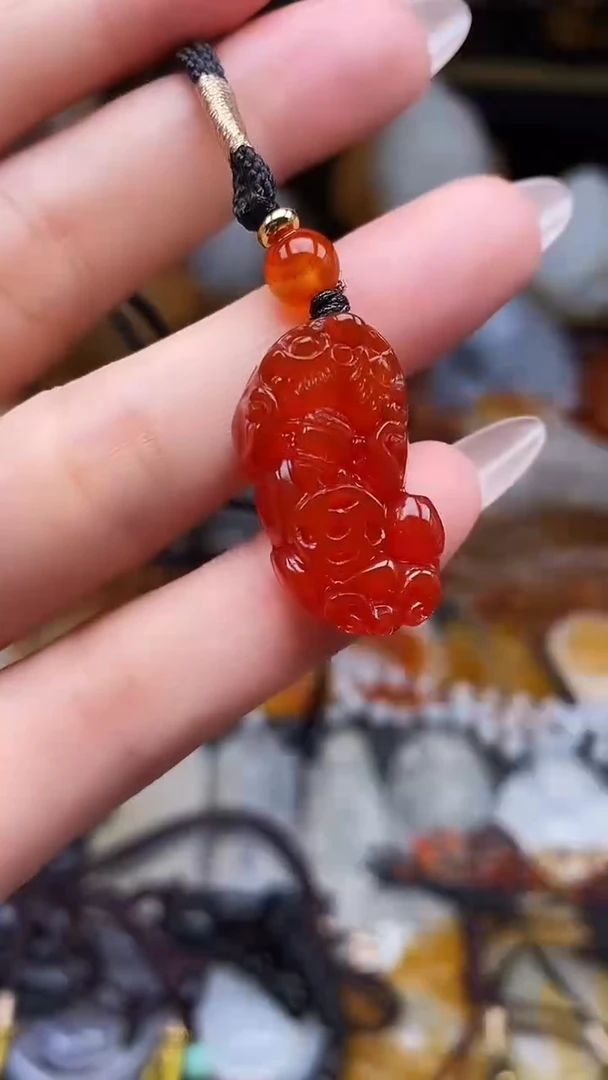 玛瑙/玉髓颈饰未镶嵌李*仔dd