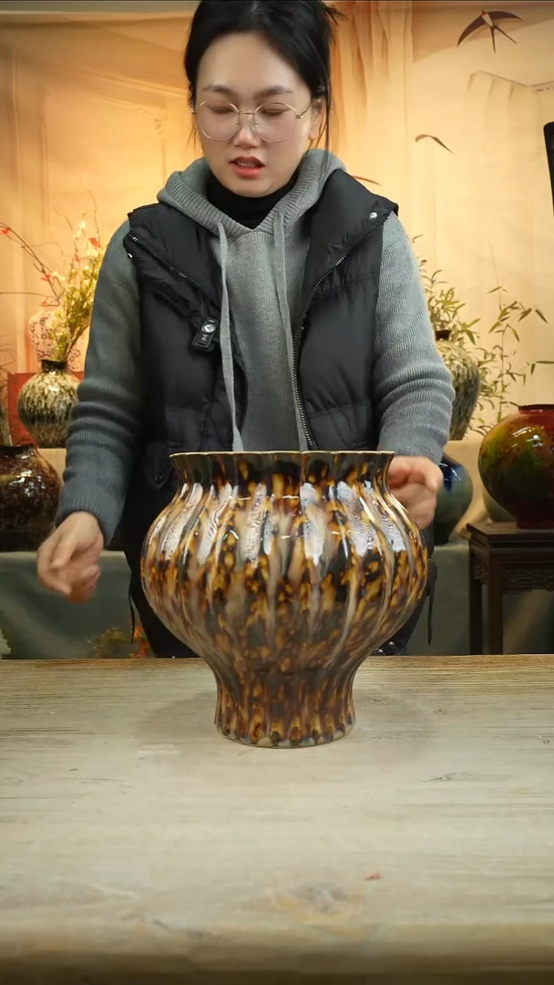 已打孔高度25口经20花瓶