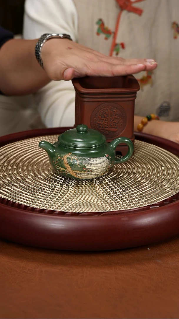 茶壶紫砂谈俊祥 仿古 送花盆