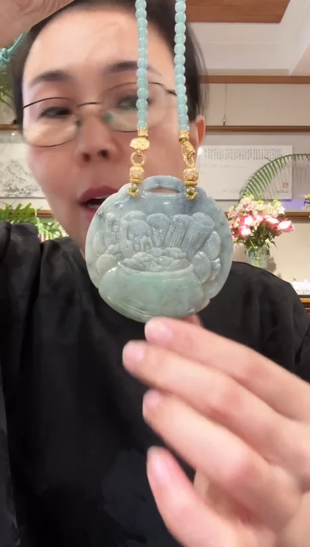 【闪购商品】翡翠颈饰未镶嵌国风