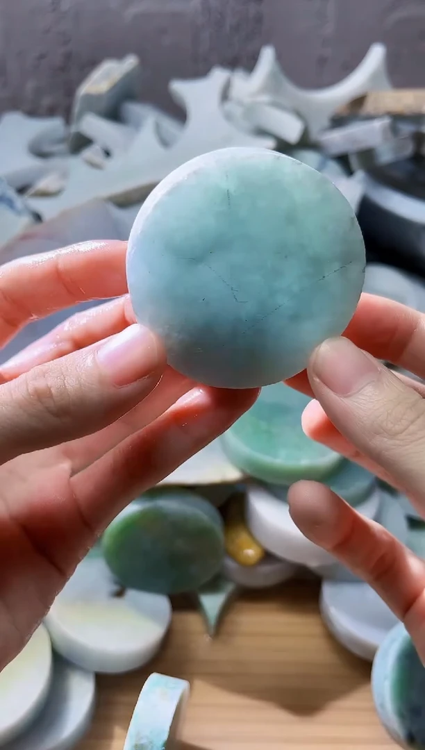 裸石翡翠翡翠a货正品玉石古陈343