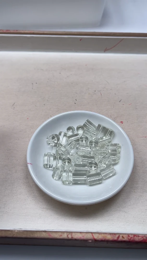 散珠未镶嵌水晶M598白水晶8*12mm6个8.8元