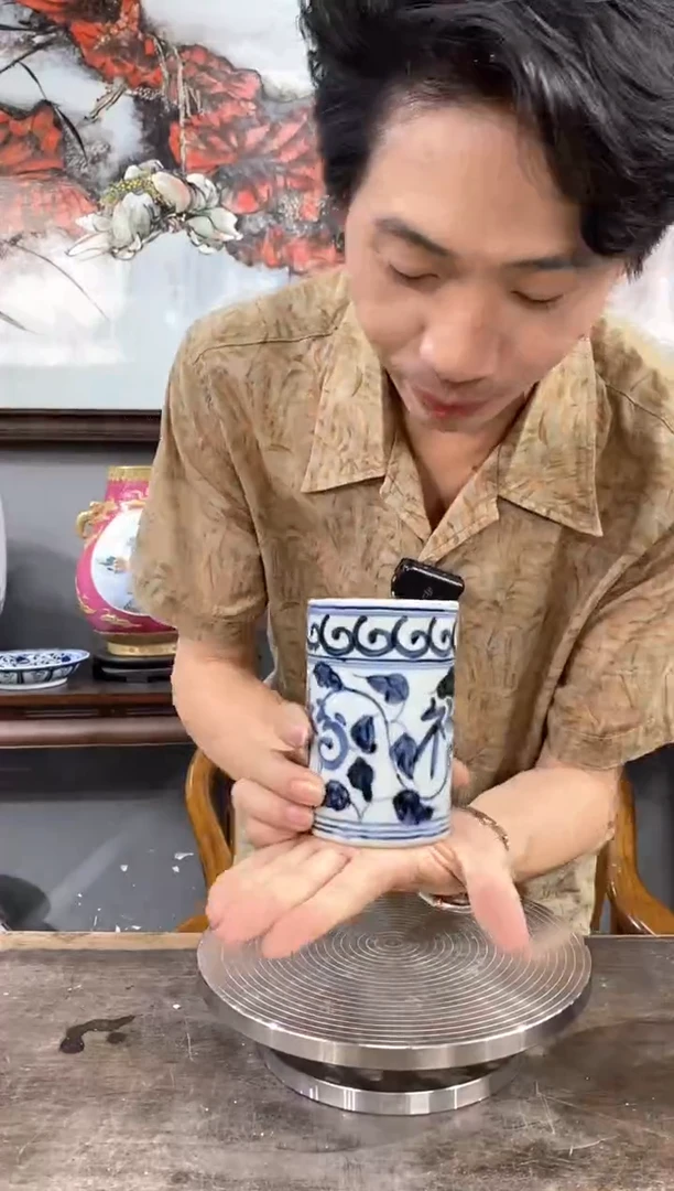 吴义松陶瓷联盟手绘陶瓷编号：4156
