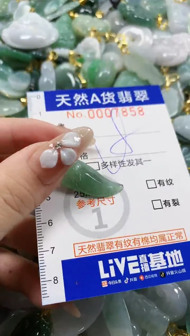 颈饰未镶嵌翡翠天然A货翡翠