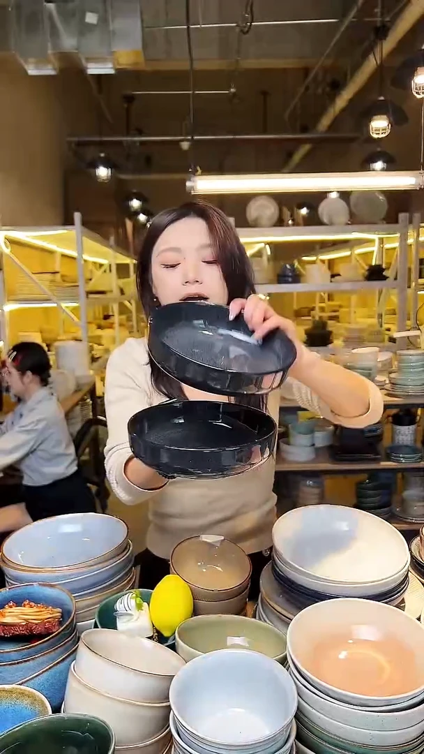 瓷132外贸尾货窑变釉下彩默认微瑕