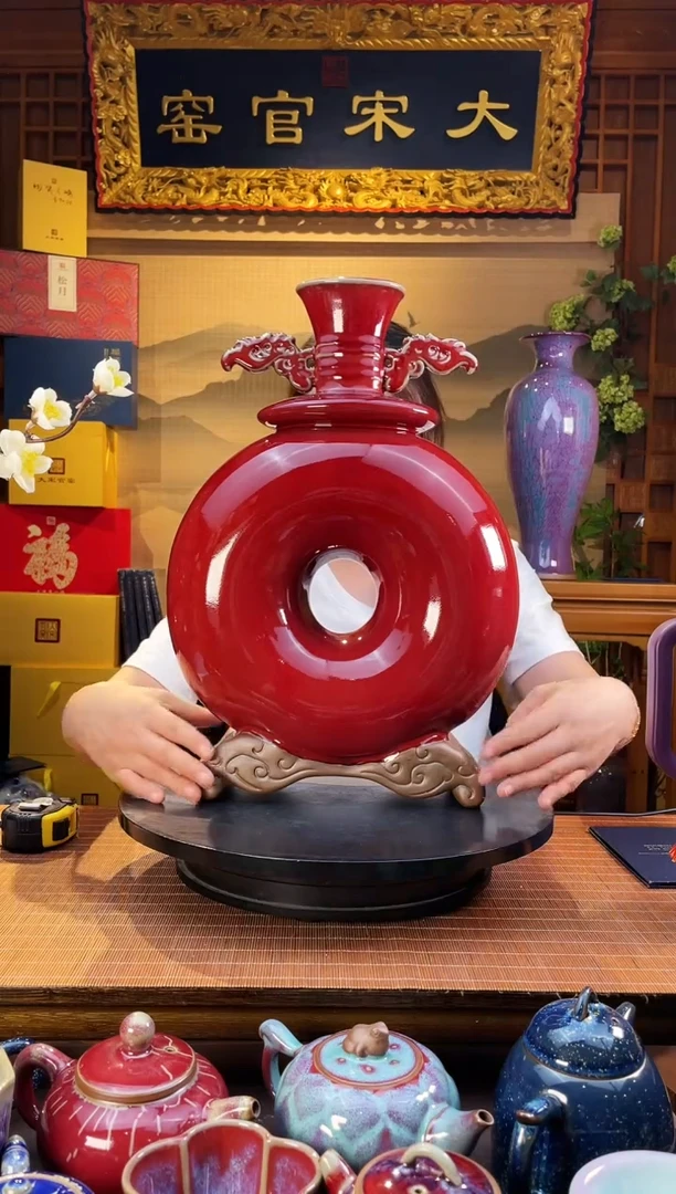 摆件大宋官窑【平安大吉】大吉大利