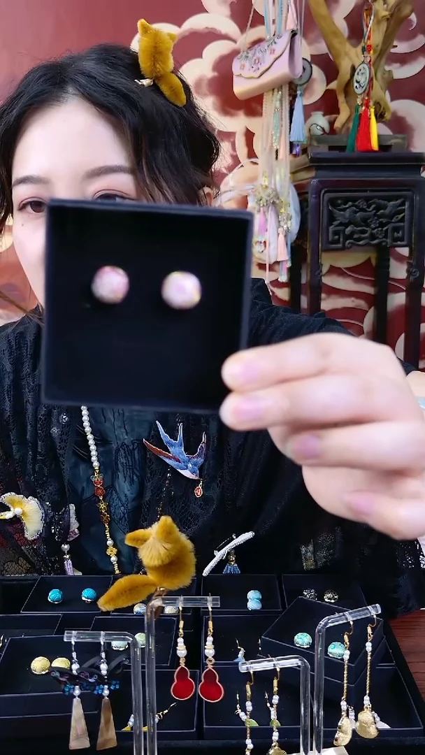 纯铜合金琉璃非遗绒花001