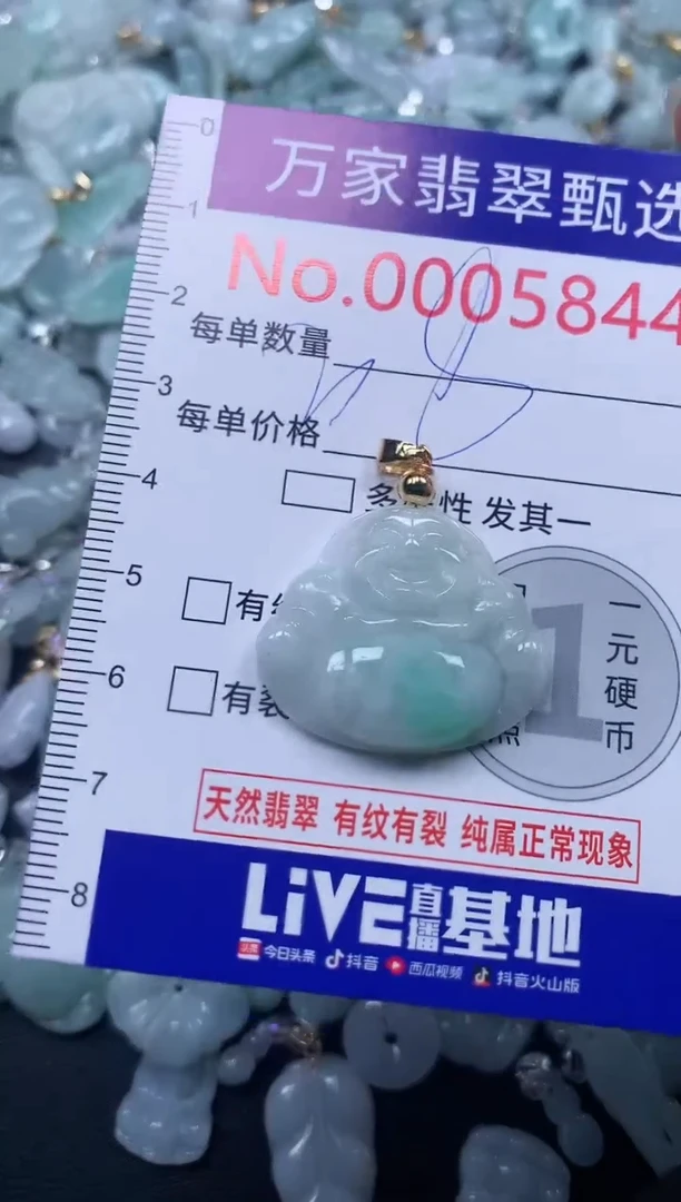 颈饰未镶嵌翡翠5844