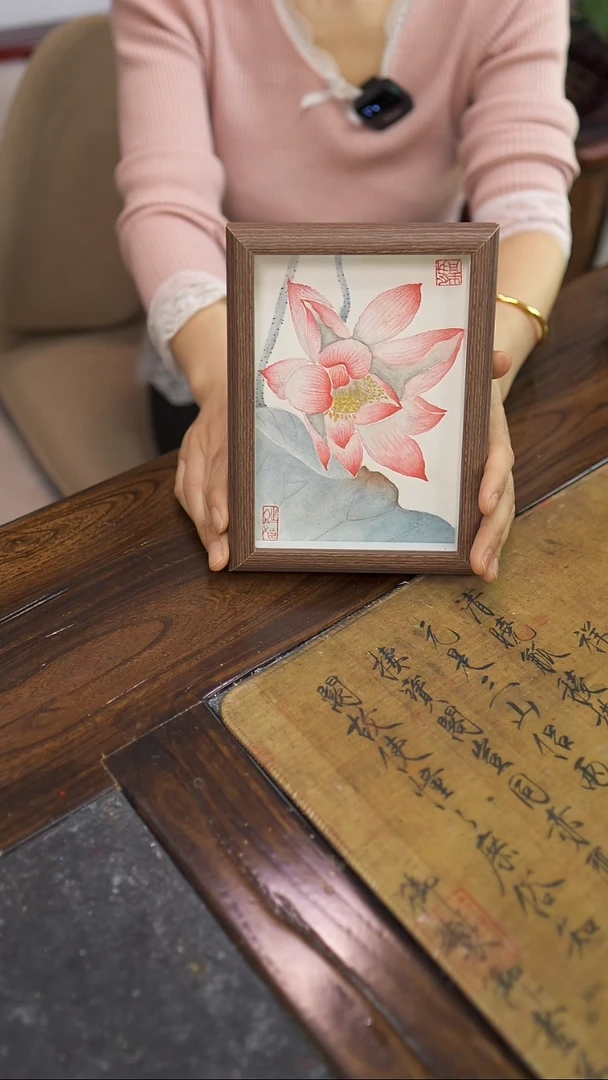 【闪购商品】装裱画纯手绘爆闪花鸟3