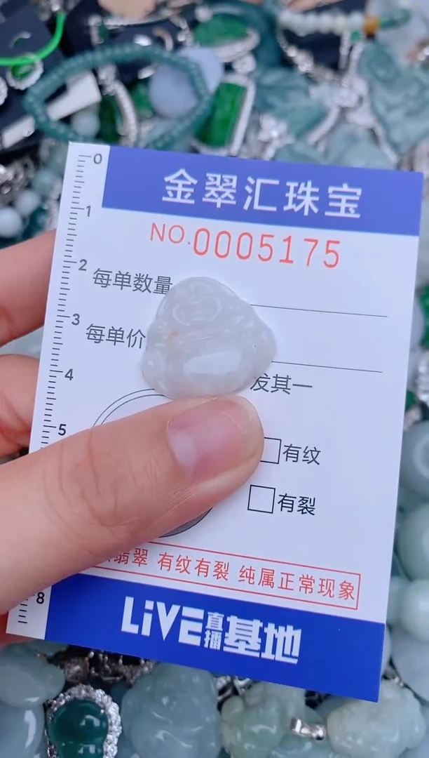 翡翠未镶嵌颈饰5175..........1