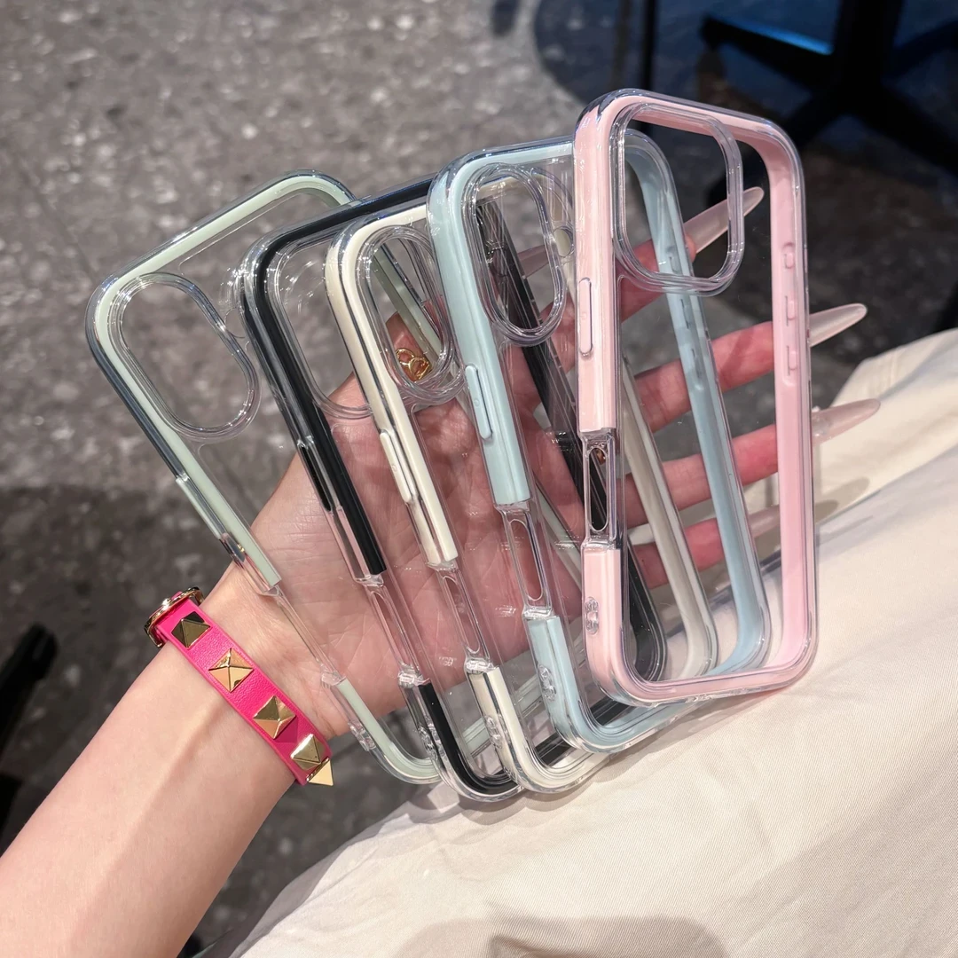 BANCAins高颜值透色适用iPhone16手机壳14苹果15promax小众13/12