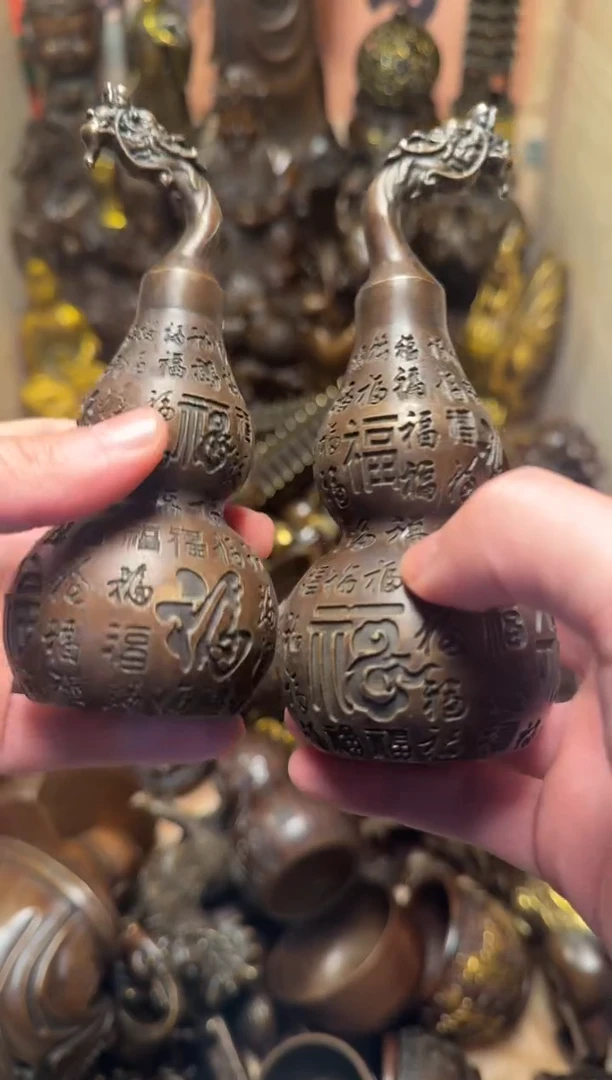 精品专属链接---【龙头百福葫芦/对】