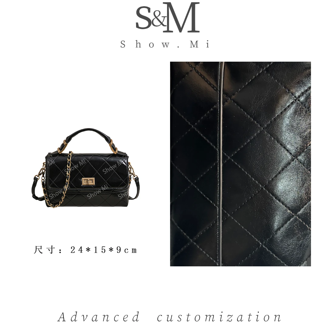 【Show Mi】SK-63030-黑色-轻奢小众时尚百搭女士包包sm
