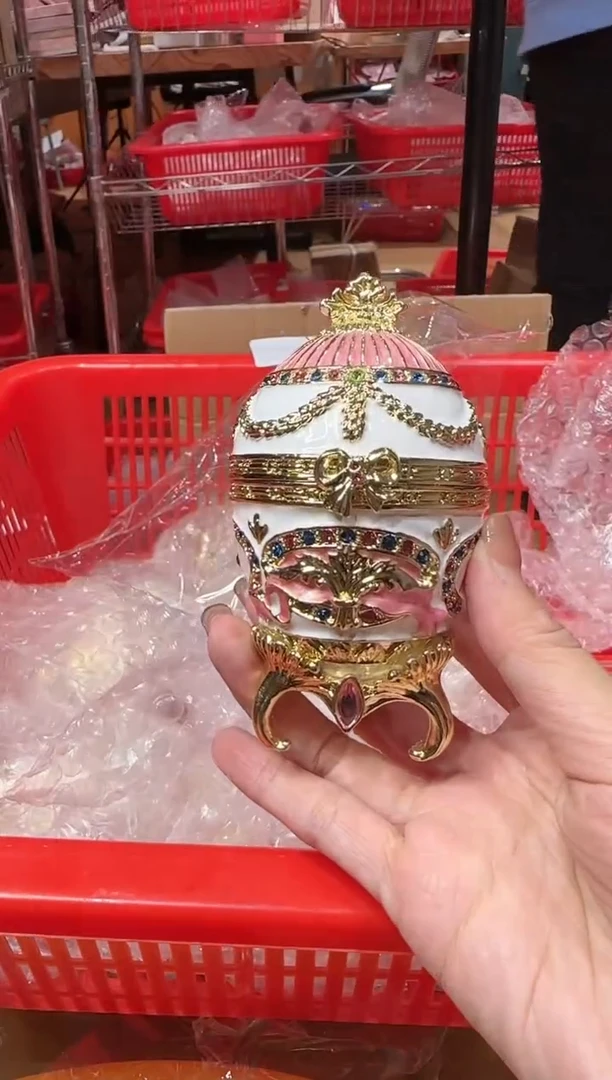 【闪购商品】茶宠珐琅首饰盒摆件AD101