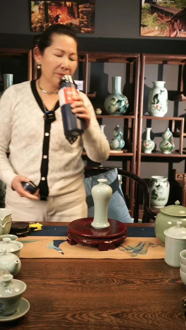 【闪购商品】纯手工 粉青 小美人醉