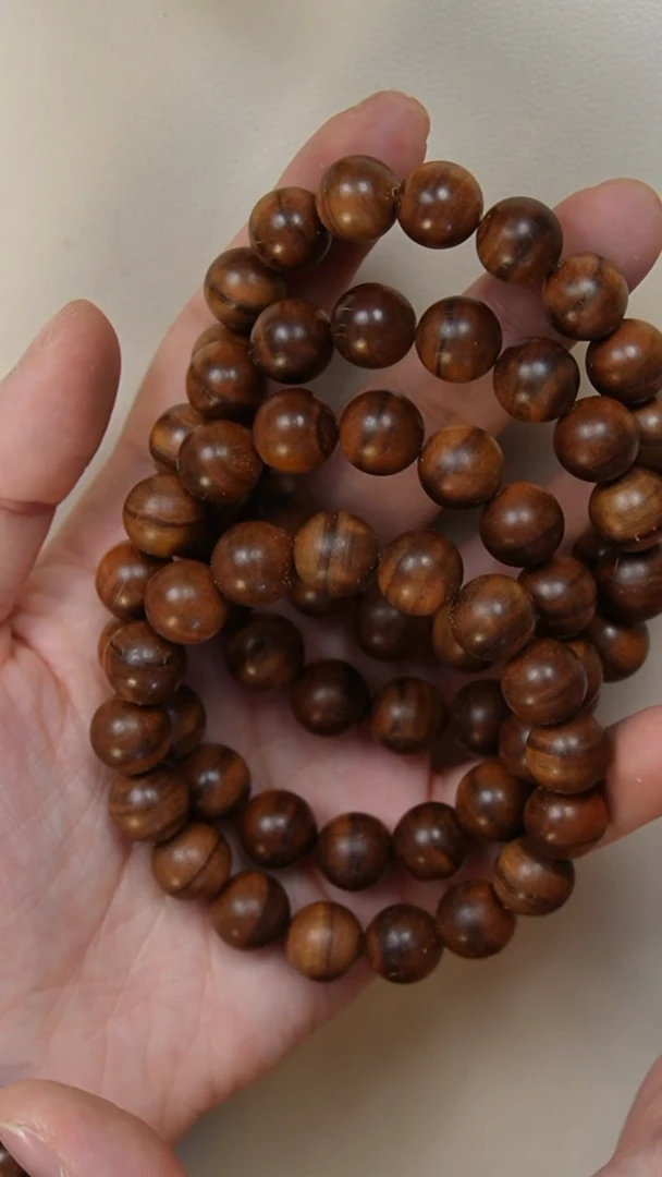 【闪购商品】檀香木手串/手链老山檀香1.2圆珠多样式发其一瑕疵横纹