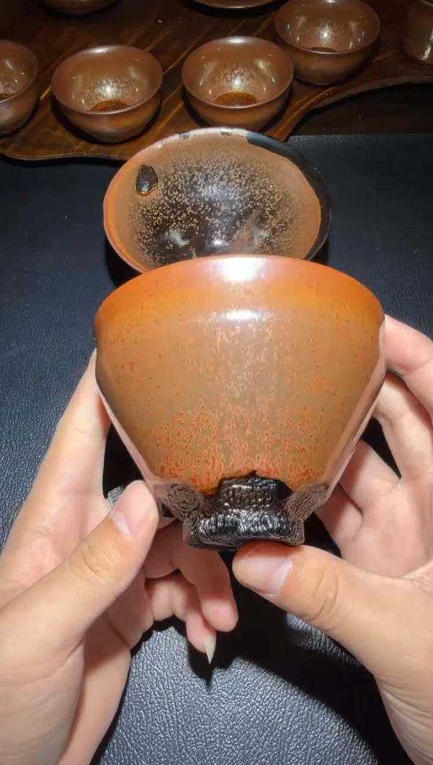 茶盏陈远福红梅盏32