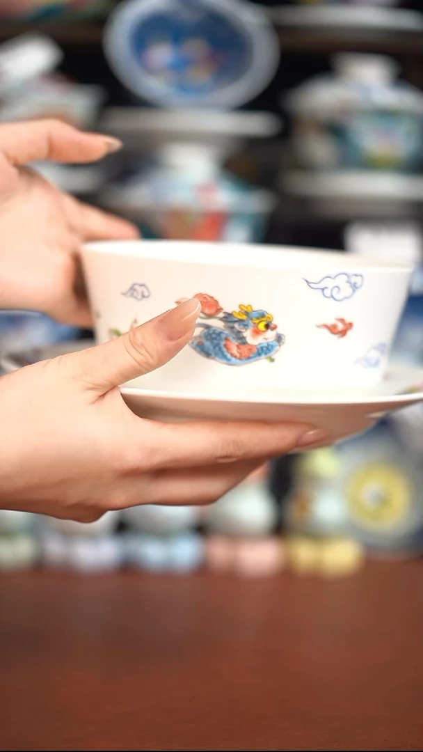 瓷片绾*昨明碗+盘（福利价格）