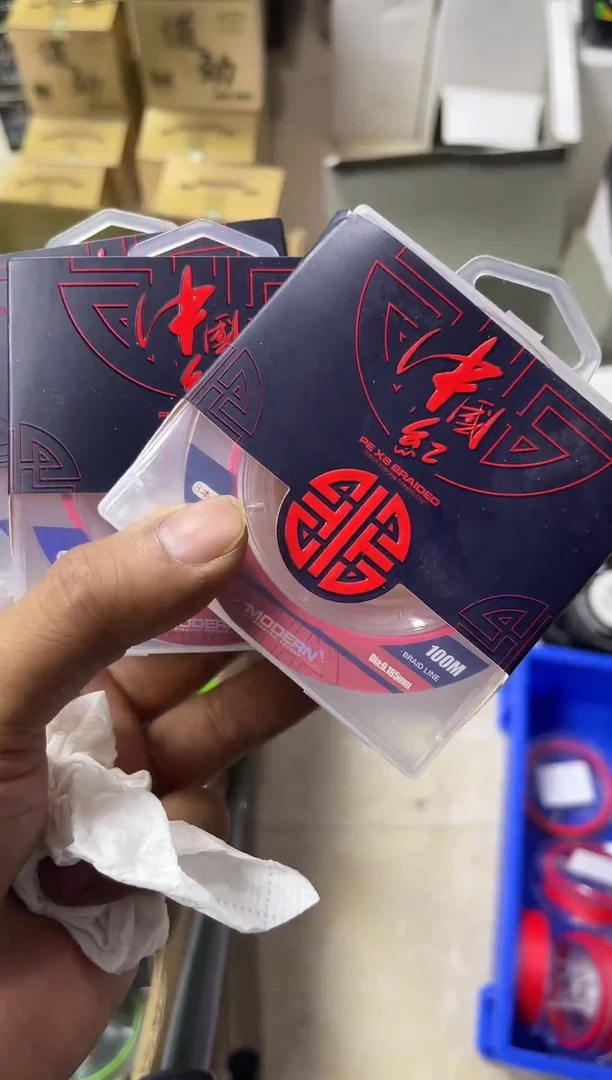 PE1.2号8编100米中国红远投路亚PE线拼手速