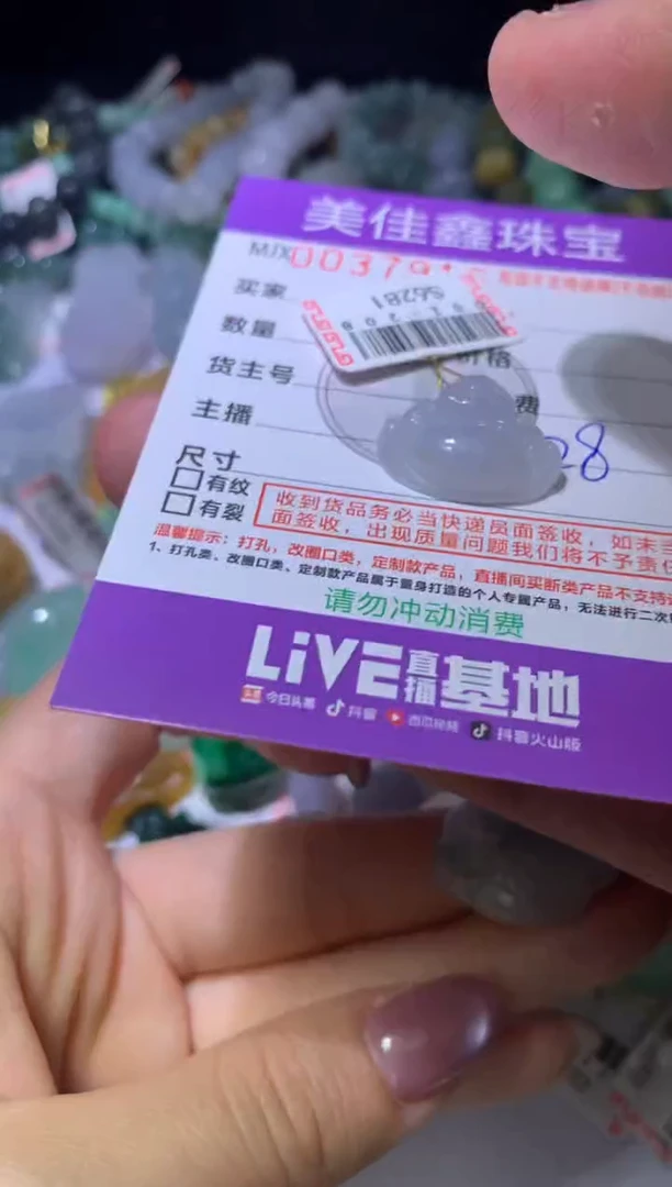 【闪购商品】翡翠颈饰未镶嵌MJX036761