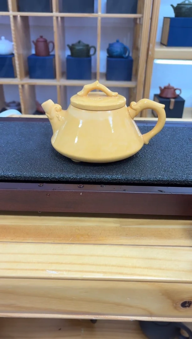 原矿黄金段泥石瓢壶