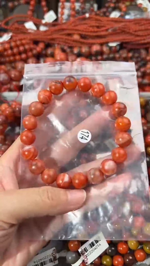 南红玛瑙手串未镶嵌11