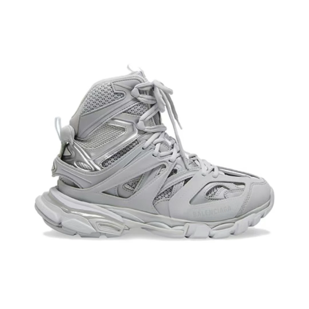 全新未使用 Balenciaga/巴黎世家 国内现货 高帮水泥灰Track鞋