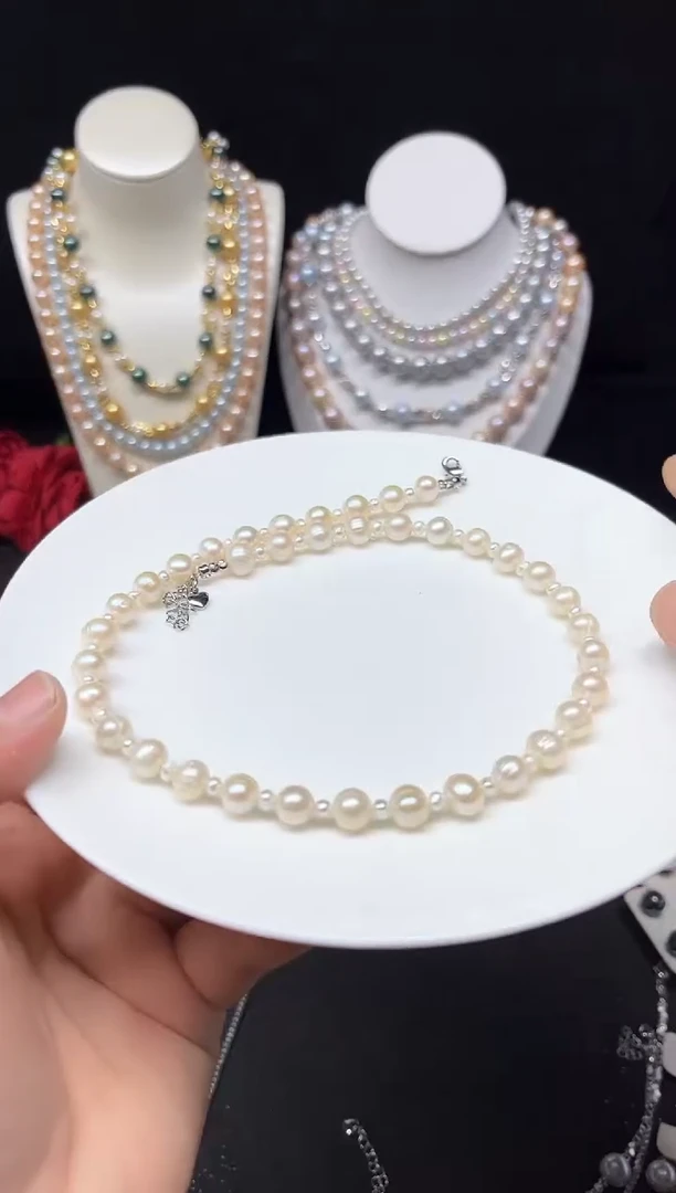 【闪购商品】淡水珍珠颈饰未镶嵌多人