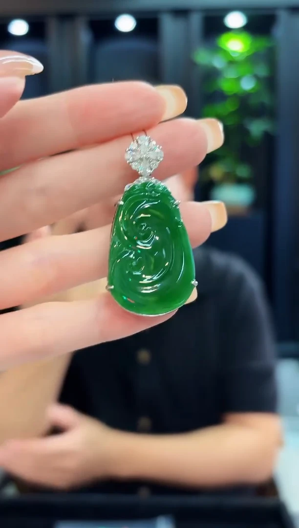 吊坠(不含链)未镶嵌翡翠 缅料A货/支持复检/一件