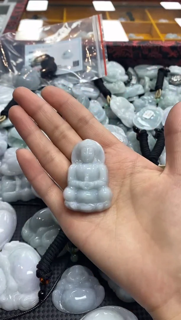 翡翠未镶嵌颈饰290天然缅甸A货翡翠