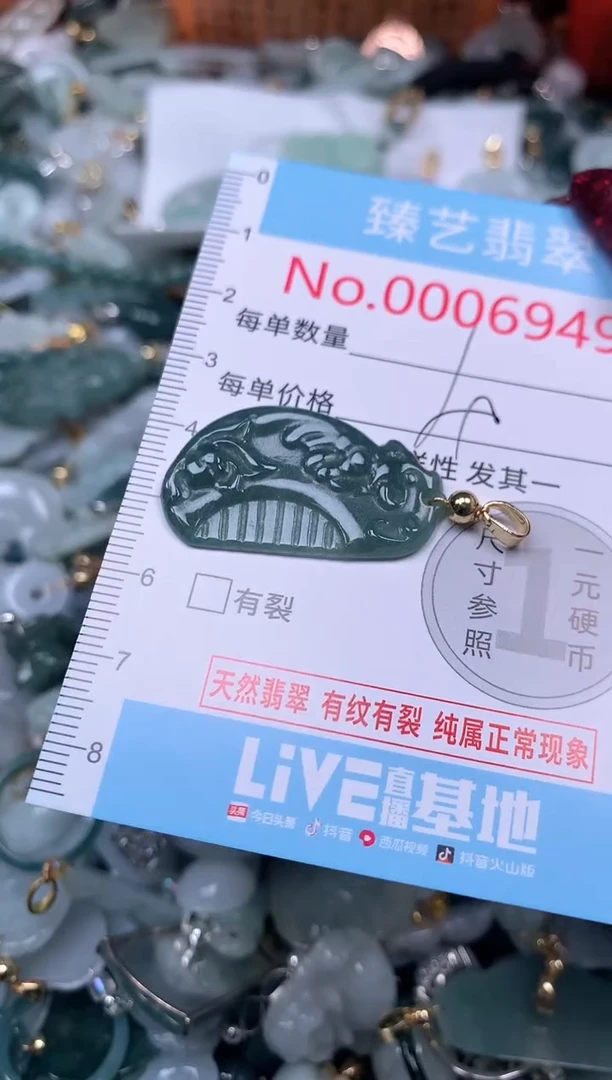 颈饰未镶嵌翡翠6949