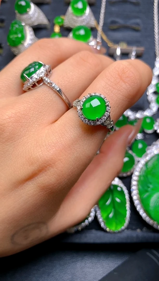 【闪购商品】翡翠戒指未镶嵌女戒