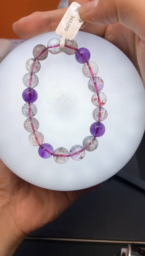 水晶手串未镶嵌20仙女超七10mm