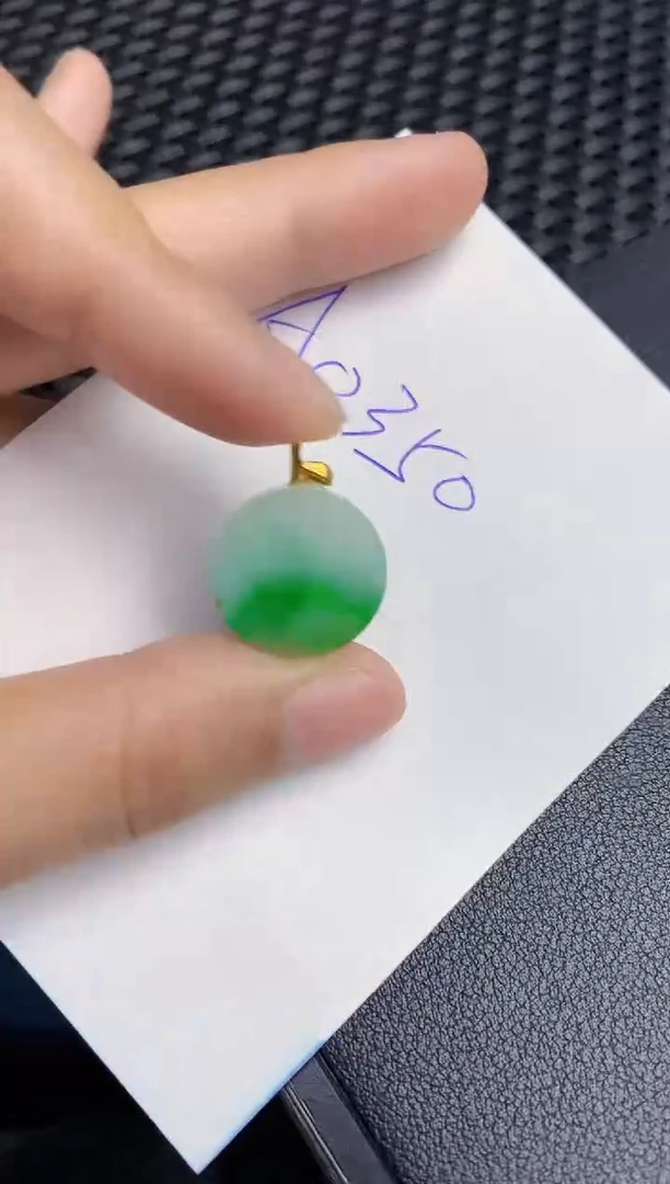 【闪购商品】翡翠颈饰18K金镶嵌000000000