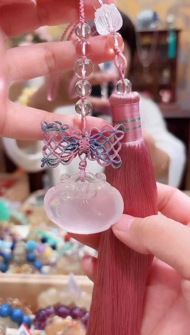 未镶嵌车挂水晶设计款珠串