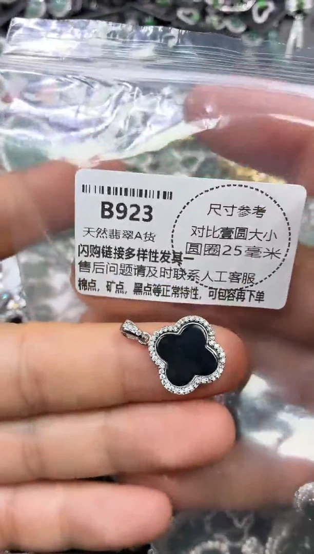 颈饰未镶嵌翡翠B923吊坠