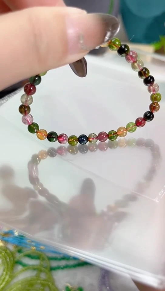 【闪购商品】碧玺手链未镶嵌圆350