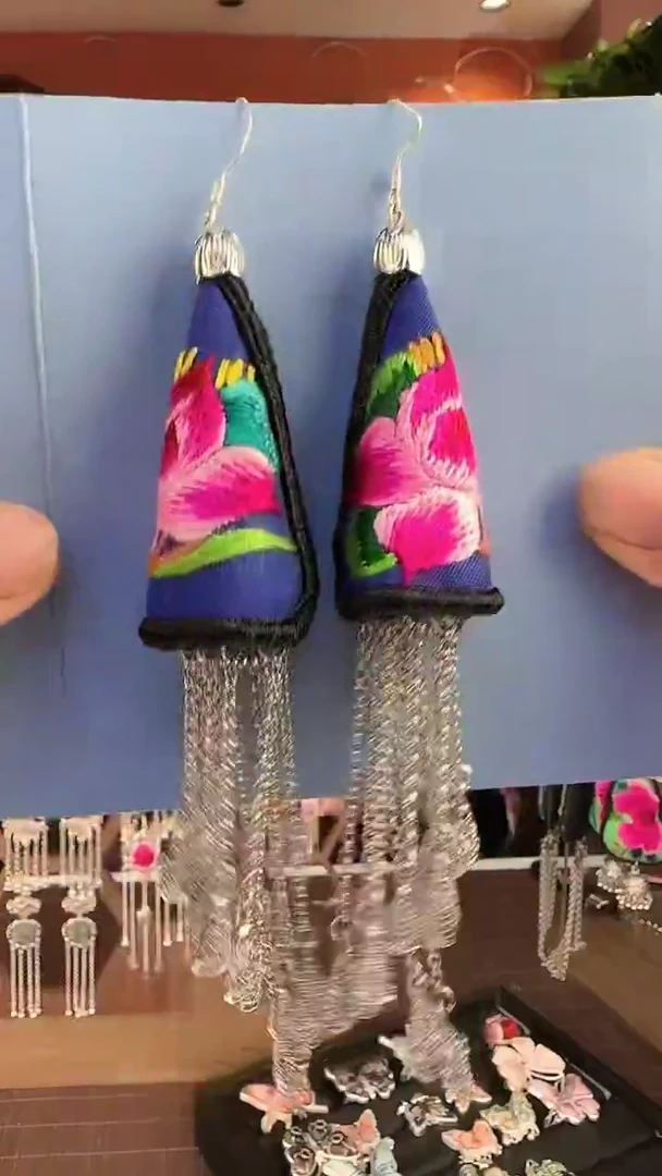 非遗那些刺绣耳环67