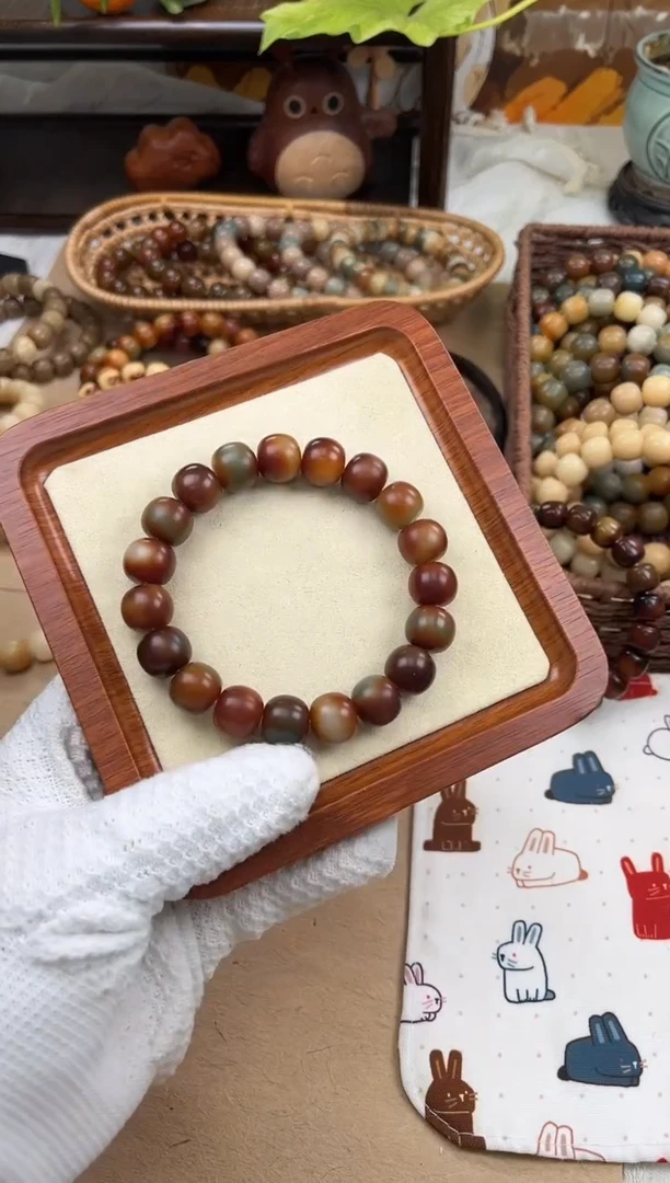 手串菩提根/象牙果a521 卡14 干磨敦煌*9