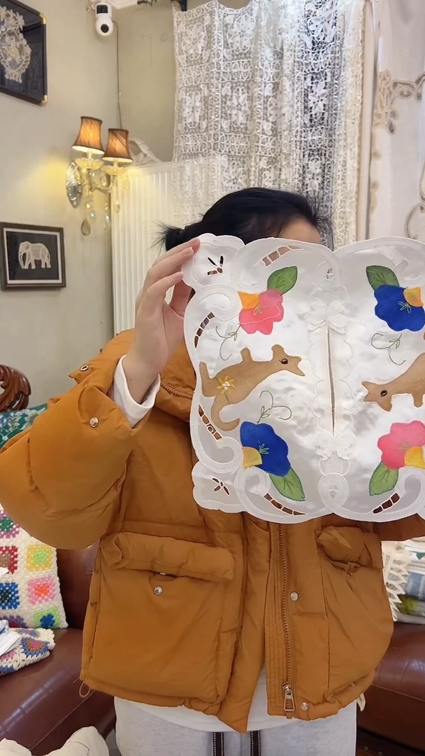 棉小鹿纸巾盒套1对